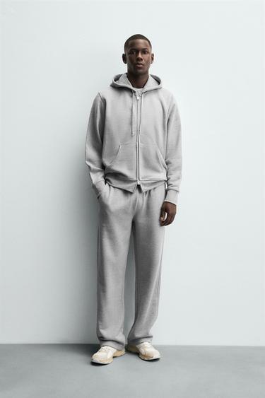 Zara Толстовка-худи на молнии HEAVY WEIGHT купить с доставкой.