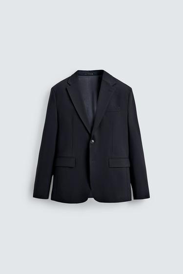 Zara Костюмный блейзер с шерстью купить с доставкой.
