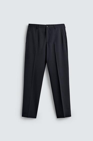Zara Костюмные брюки с шерстью купить с доставкой.