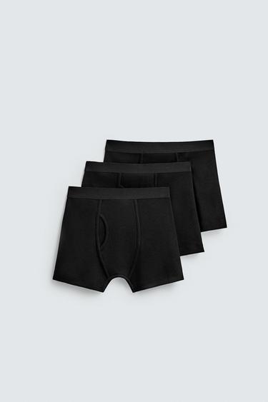 Zara Трусы-боксеры в рубчик, 3 шт. купить с доставкой.
