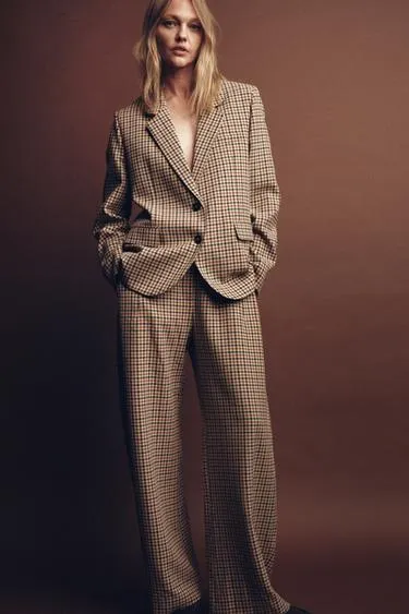 Брюки в клетку — ZW COLLECTION