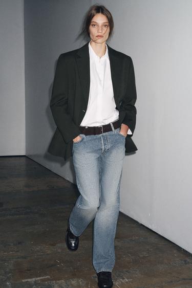 Zara OVERSIDE блейзер с шерстью ZW COLLECTION