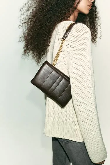 Стеганая мини-сумка через плечо- Заказать в России