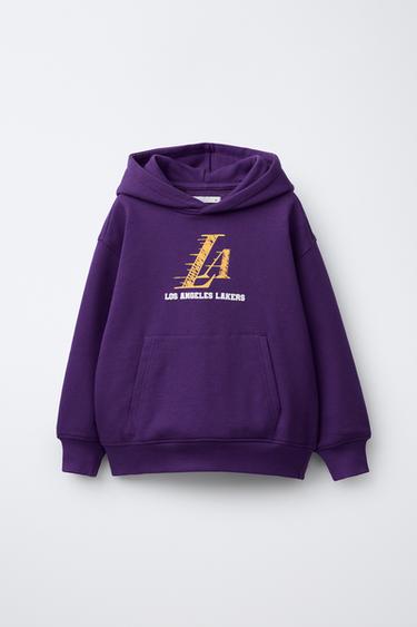 Zara Худи с капюшоном LOS ANGELES LAKERS NBA купить с доставкой.