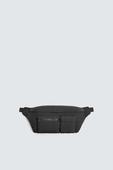 Zara Поясная сумка XL из технической ткани купить с доставкой.