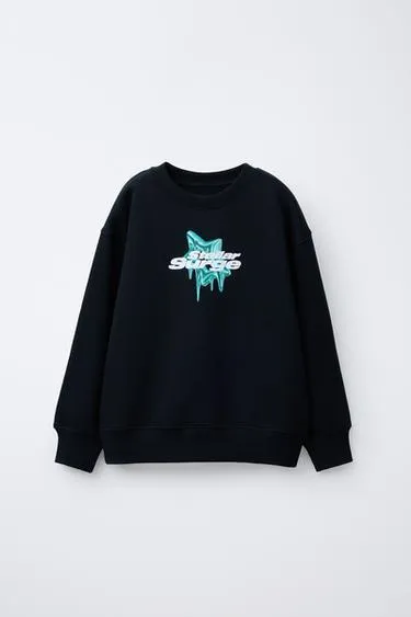 Толстовка с принтом «звезда»