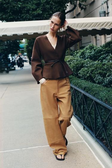 Zara Кардиган с поясом