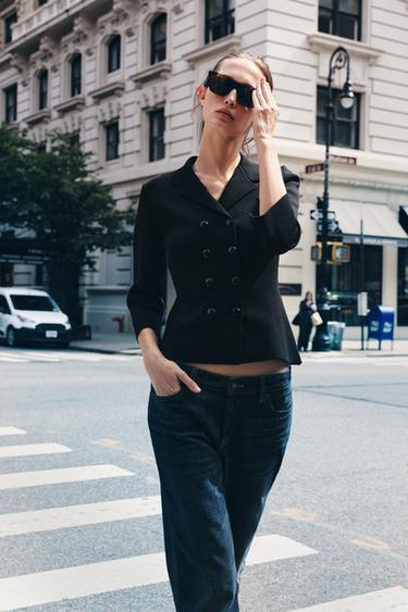 Zara Трикотажный жакет на запáх