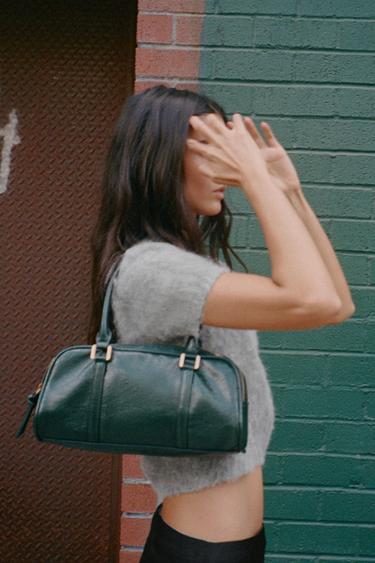 Zara Сумка для боулинга с молнией купить с доставкой.