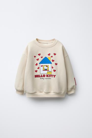 Zara Толстовка HELLO KITTY © SANRIO с принтом «домик» купить с доставкой.