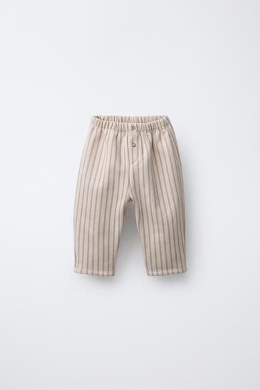 Zara Брюки BAGGY в полоску купить с доставкой.