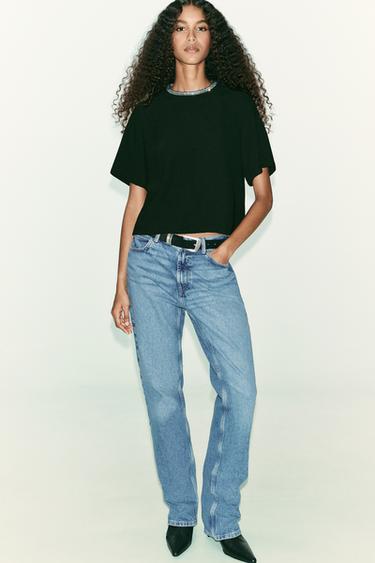 Zara Топ с блестками