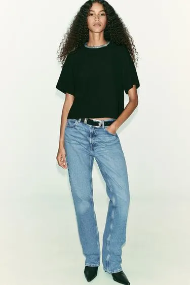 Топ с блестками