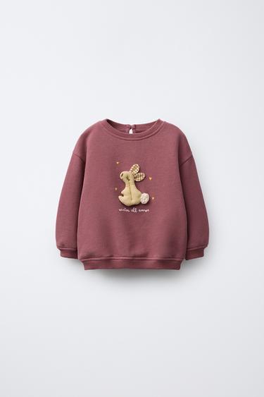 Zara Толстовка с аппликацией «кролик» купить с доставкой.