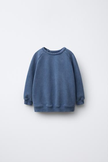 Zara Толстовка с эффектом потертости купить с доставкой.