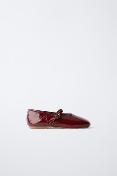 Zara Лакированные балетки купить с доставкой.