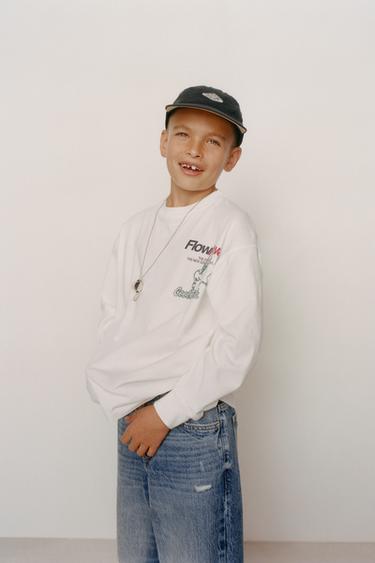 Zara Футболка с принтом в виде брелка