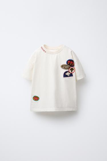 Zara Футболка с вышивкой купить с доставкой.