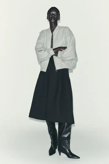 Мягкий бомбер OVERSIZE