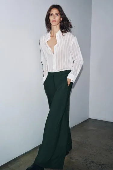 Широкие брюки с защипами — ZW COLLECTION