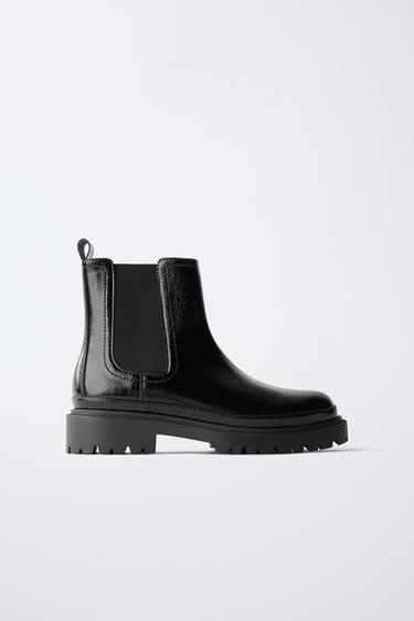 Zara Лакированные ботинки купить с доставкой.