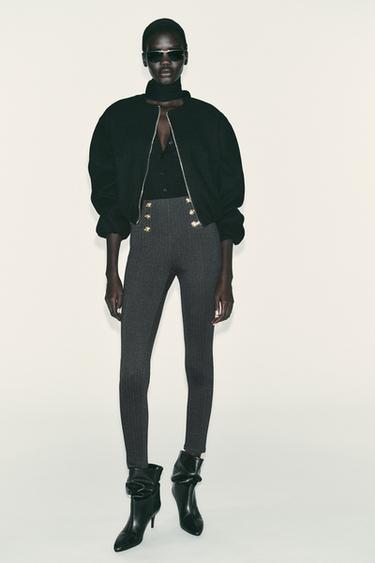 Zara Легинсы с пуговицами