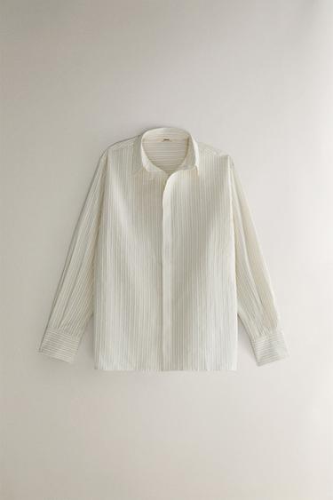 Zara Рубашка в полоску купить с доставкой.