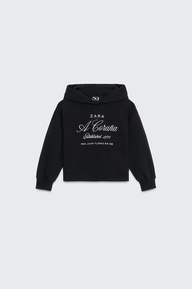 Zara Худи с капюшоном и вышивкой 50TH ANNIVERSARY купить с доставкой.