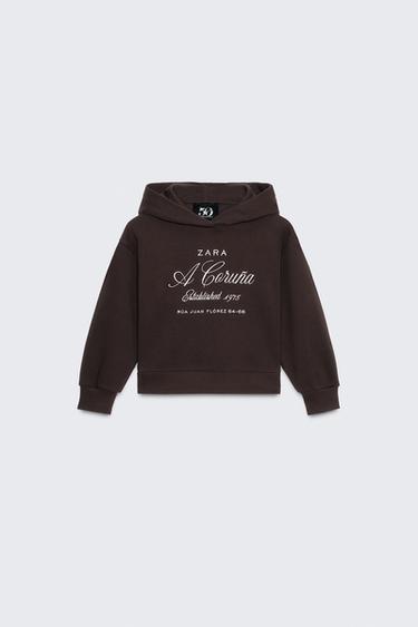 Zara Худи с капюшоном и вышивкой 50TH ANNIVERSARY купить с доставкой.