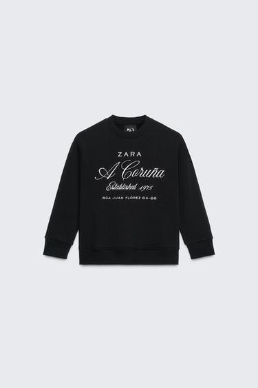 Zara Толстовка с вышитой надписью 50TH ANNIVERSARY купить с доставкой.