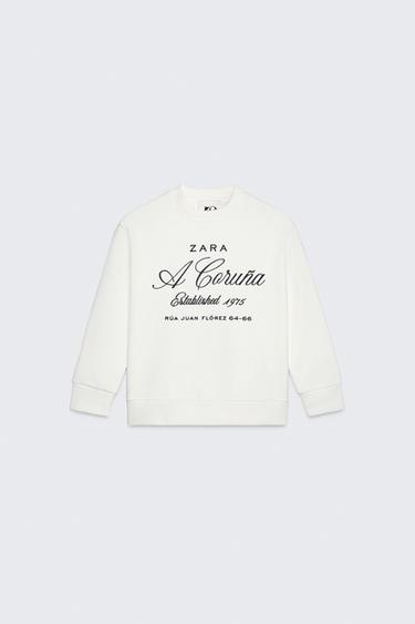 Zara Толстовка с вышитой надписью 50TH ANNIVERSARY купить с доставкой.