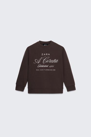 Zara Толстовка с вышитой надписью 50TH ANNIVERSARY купить с доставкой.