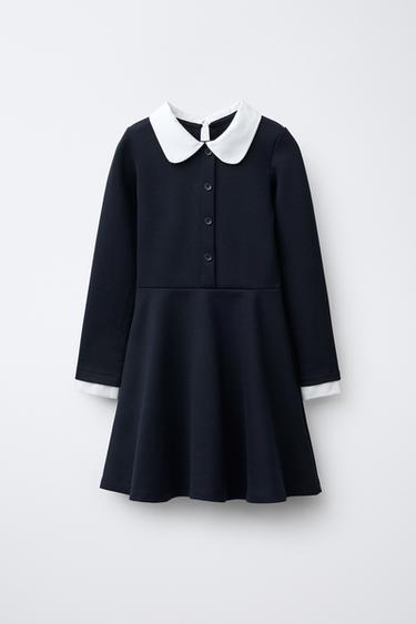 Zara Комбинированное платье купить с доставкой.
