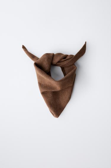 Zara Вязаная косынка купить с доставкой.