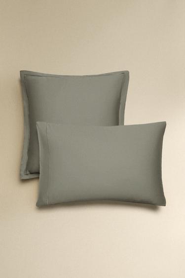 Zara Наволочка из сатина с отделкой (300 нитей)