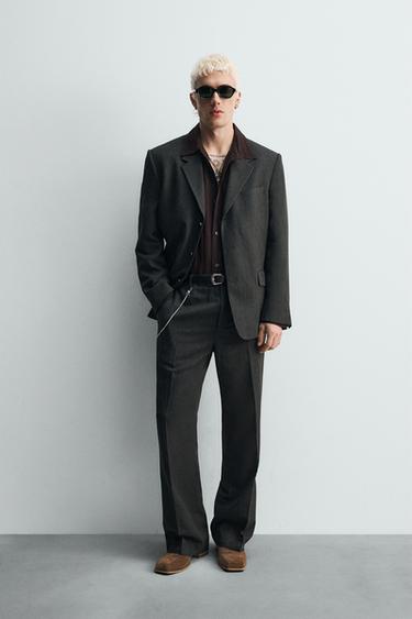 Zara Блейзер из тканевой фактуры LIMITED EDITION