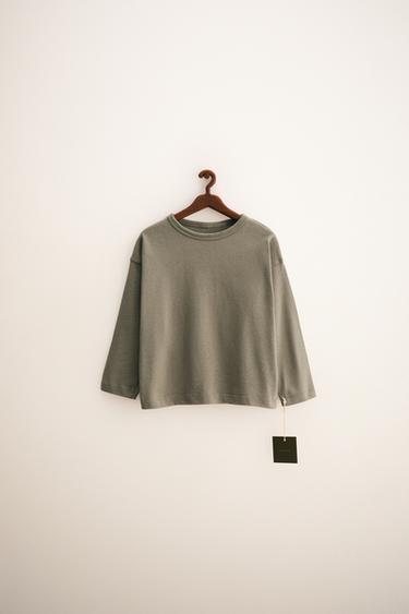 Zara ZARA TIMELESS - однотонная хлопковая футболка