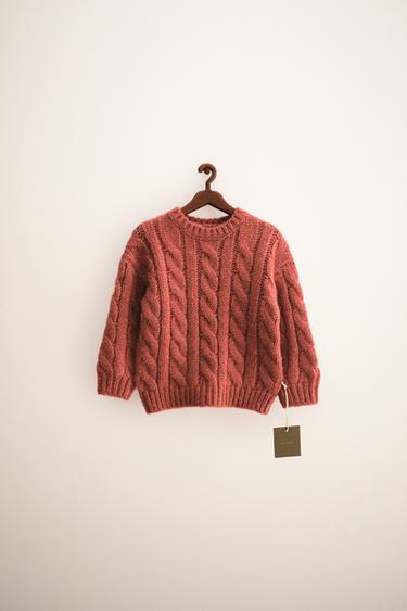 Zara ZARA TIMELESS — джемпер с вязкой «косы» из шерсти купить с доставкой.