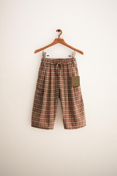 Zara ZARA TIMELESS - брюки BAGGY в клетку купить с доставкой.