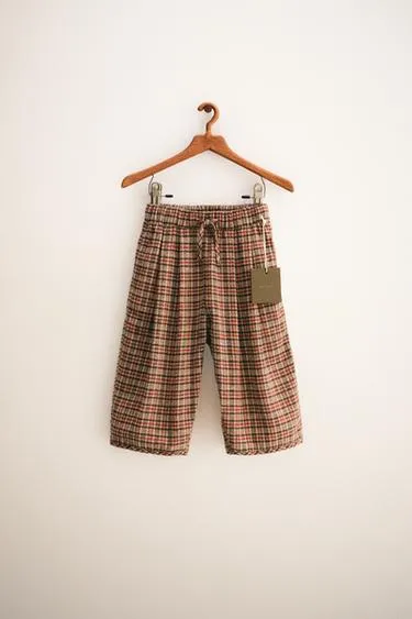 ZARA TIMELESS - брюки BAGGY в клетку