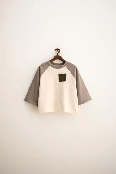 ZARA TIMELESS — футболка с рукавами реглан