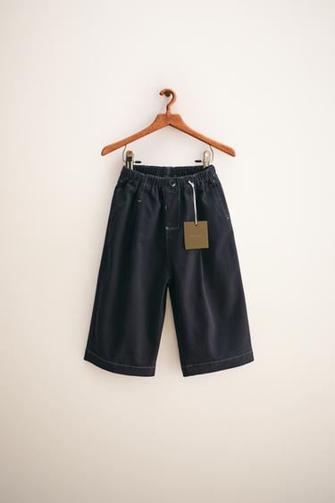 Zara ZARA TIMELESS — брюки BAGGY SOFT TOUCH с контрастной отделкой купить с доставкой.