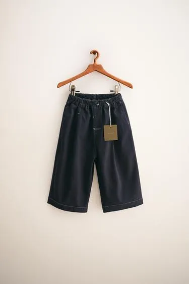 ZARA TIMELESS — брюки BAGGY SOFT TOUCH с контрастной отделкой