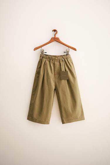Zara ZARA TIMELESS — брюки BAGGY SOFT TOUCH с контрастной отделкой купить с доставкой.