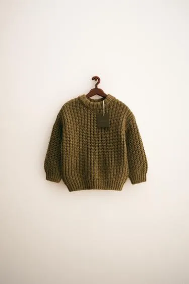 ZARA TIMELESS — свитер крупной вязки из шерсти