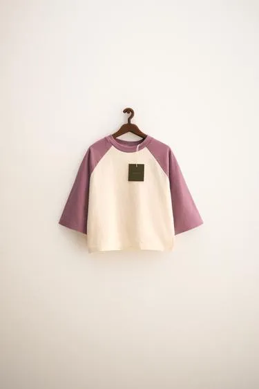 ZARA TIMELESS — футболка с рукавами реглан
