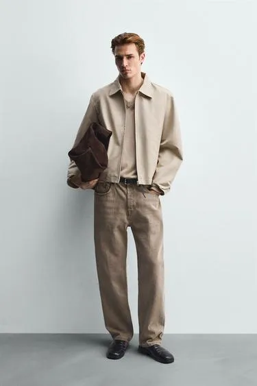 Куртка свободного кроя на молнии- Заказать в России