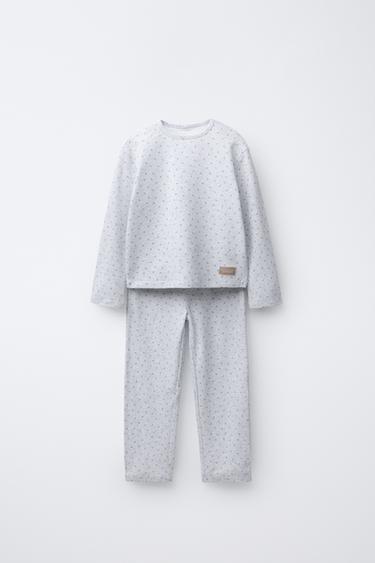 Zara 2-6 лет/вафельная пижама с цветочным принтом купить с доставкой.