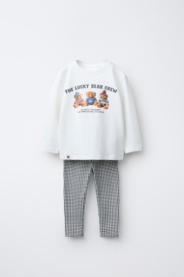 Zara 2-6 лет/пижама с мишками и клетчатым узором купить с доставкой.