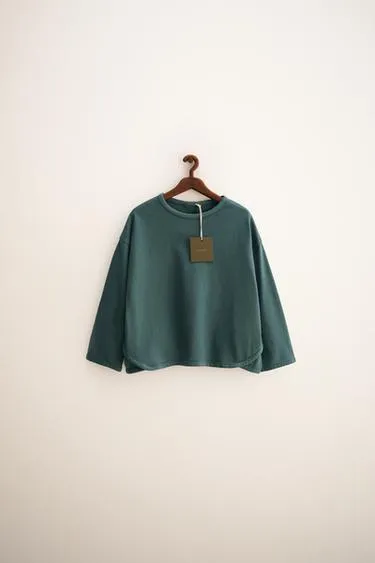 ZARA TIMELESS - однотонная футболка с окантовкой